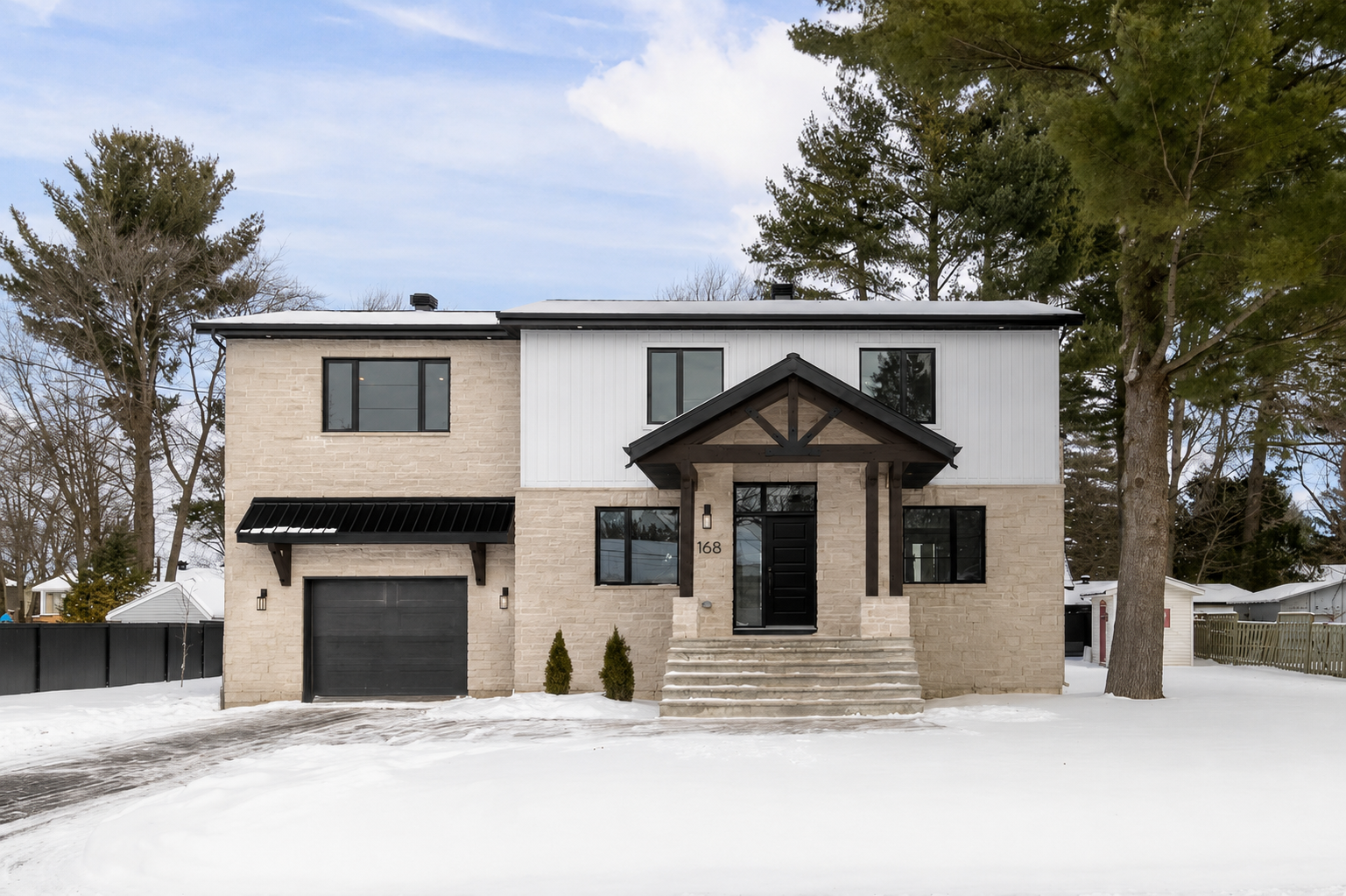 Lorraine Residence — home renovation and exterior redesign, North Shore Montréal