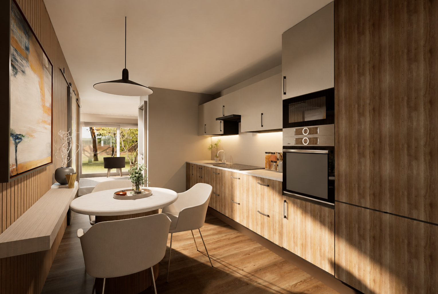 Plateau Residence — interior design and kitchen renovation in Plateau-Mont-Royal, Montréal