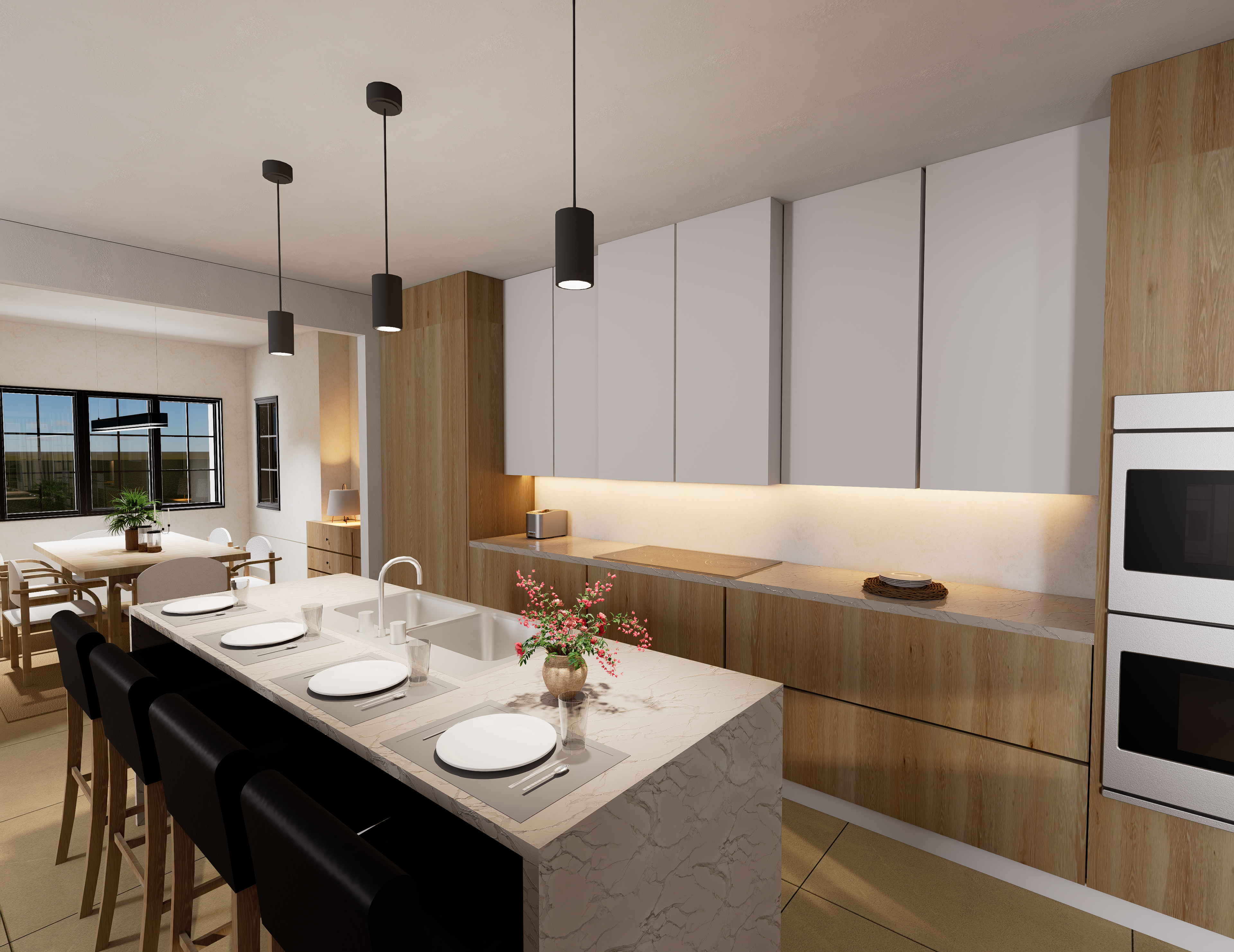 Kitchen alternate view
