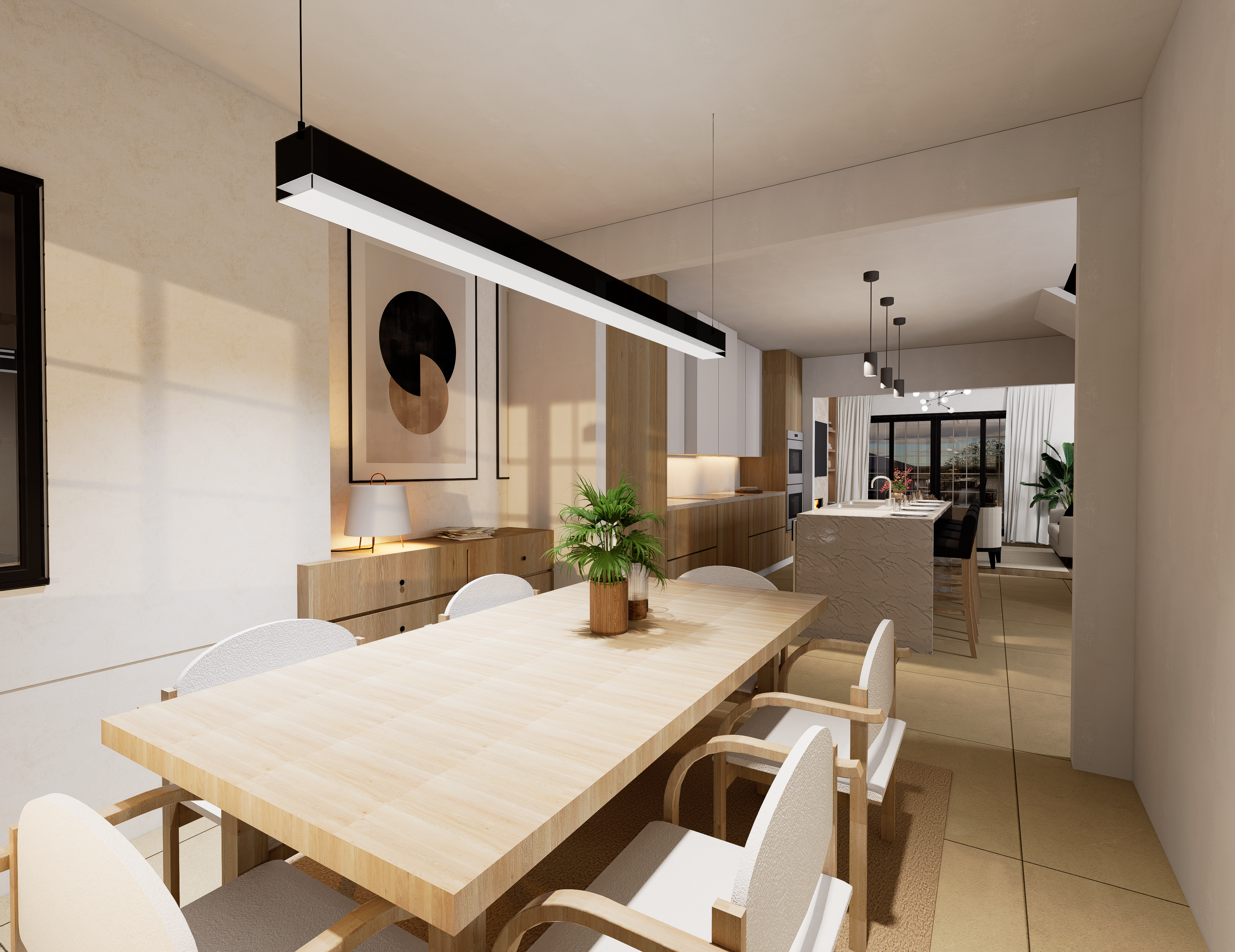 Dining room concept render
