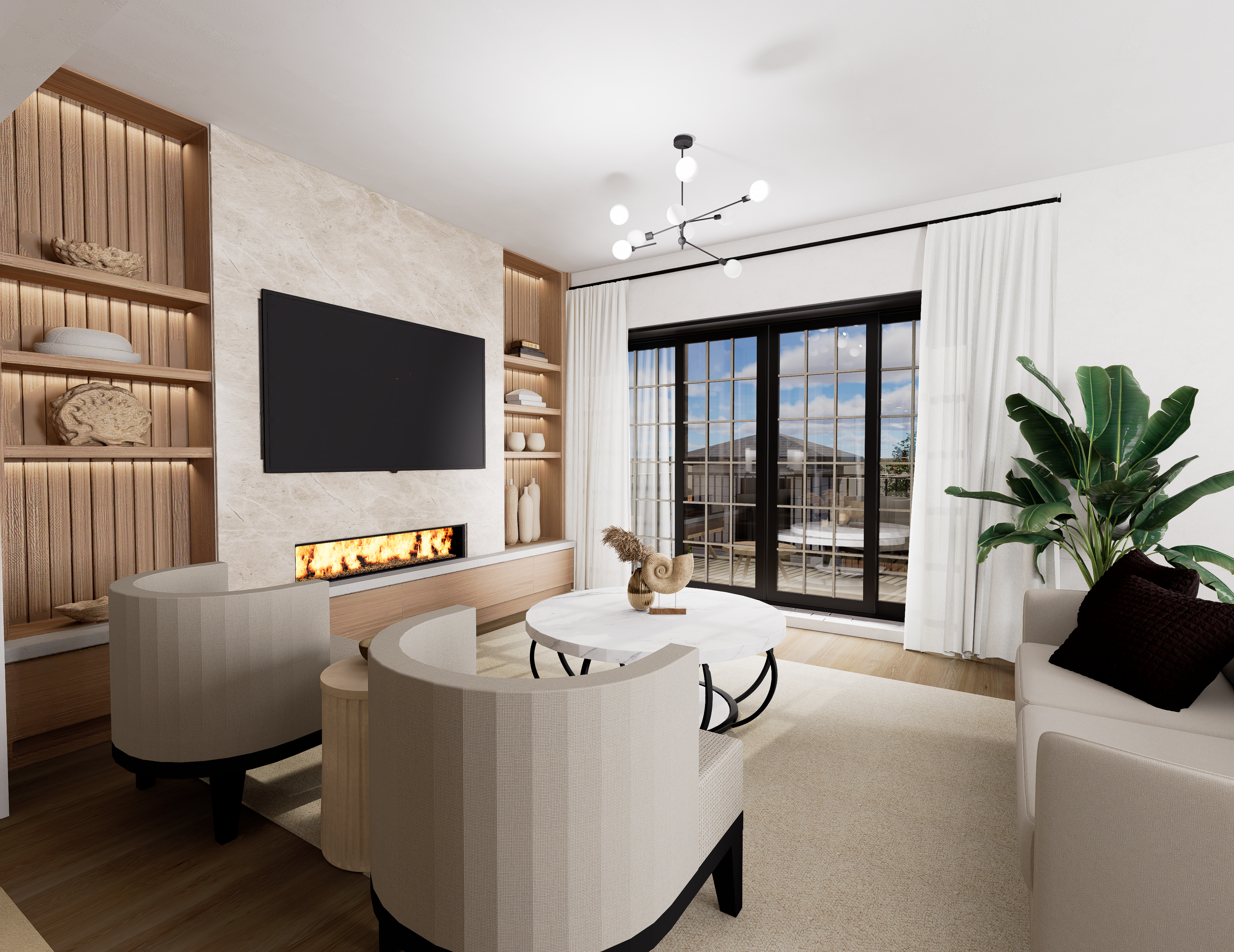 Living room concept render